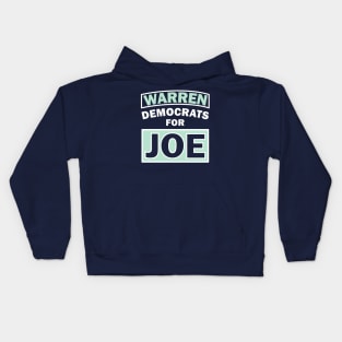 Warren Democrats For Joe Kids Hoodie